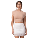 Jupe courte blanche Marina