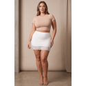 Jupe courte blanche Marina