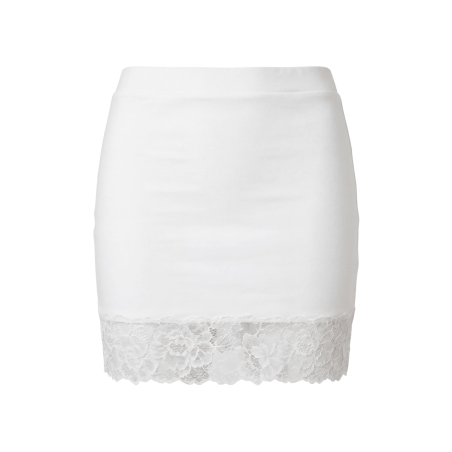 Jupe courte blanche Marina