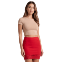 Jupe courte rouge Marina