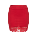 Jupe courte rouge Marina