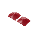 Caches-tétons carré Métal rouge