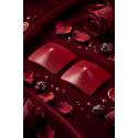 Caches-tétons carré Métal rouge