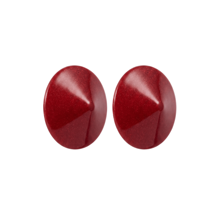 Caches-tétons rond Métal rouge