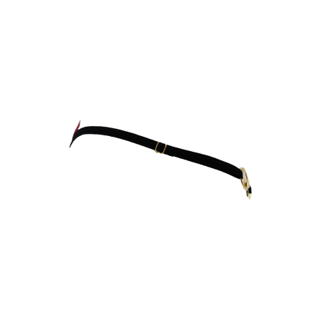 String bordeaux avec anneaux détachables 