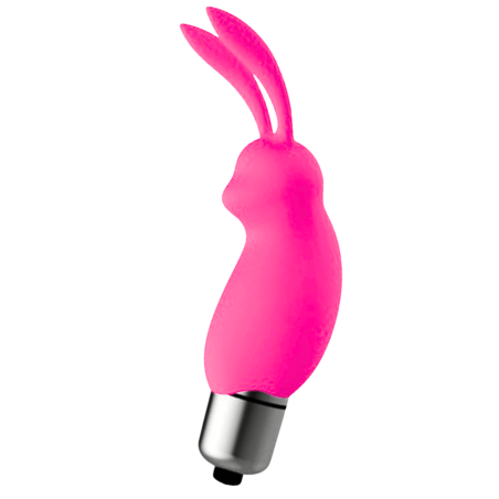 Mini Stimulateur Clitoridien Lapin Rose  1 dosette lubrifiant — Pocket Pleasure