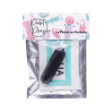 Mini Vibromasseur Bullet Noir  1 dosette lubrifiant — Pocket Pleasure