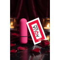 Mini Vibromasseur Bullet Rose  1 dosette lubrifiant — Pocket Pleasure