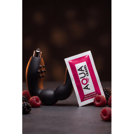 Stimulateur de Prostate Vibrant Noir  1 dosette lubrifiant — Pocket Pleasure