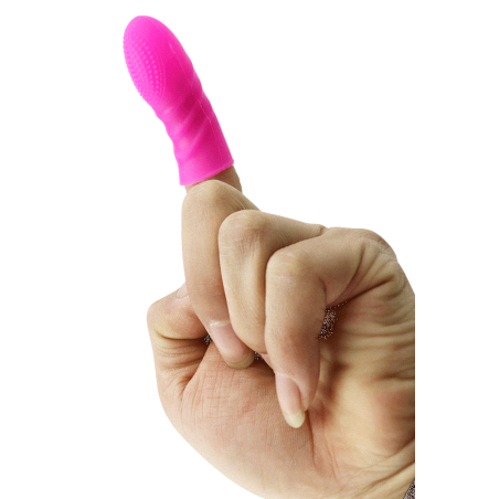 Doigt Chinois Picots Rose Silicone  1 dosette lubrifiant — Pocket Pleasure