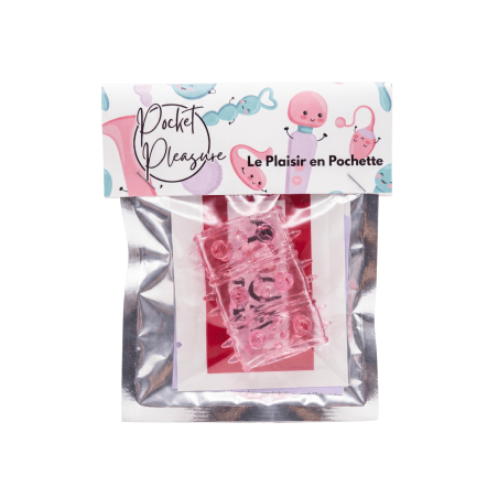 Gaine Pénienne Picots Rose  1 dosette lubrifiant — Pocket Pleasure