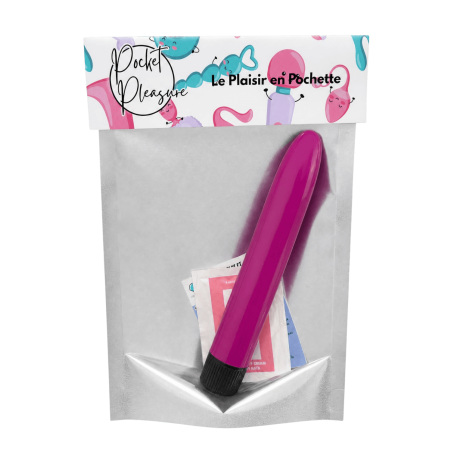 Vibromasseur rose violet 17.5 cm
