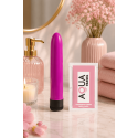 Vibromasseur rose violet 17.5 cm