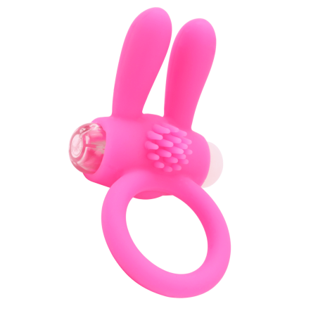Anneau Vibrant Rabbit Pocket Pleasure – Stimulation Couple Silicone Rose