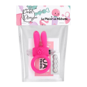 Anneau Vibrant Rabbit Pocket Pleasure – Stimulation Couple Silicone Rose
