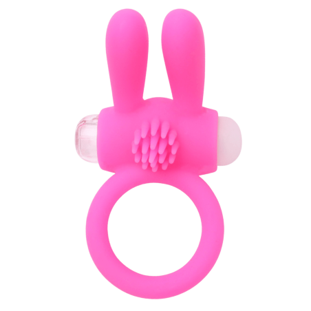 Anneau Vibrant Rabbit Pocket Pleasure – Stimulation Couple Silicone Rose