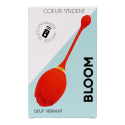 BLOOM — Oeuf Vibrant Télécommandé 10 Modes |Coeur Ardent