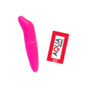 Vibromasseur Tête Incurvée Rose  1 dosette de lubrifiant — Pocket Pleasure
