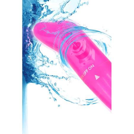 Vibromasseur Tête Incurvée Rose  1 dosette de lubrifiant — Pocket Pleasure