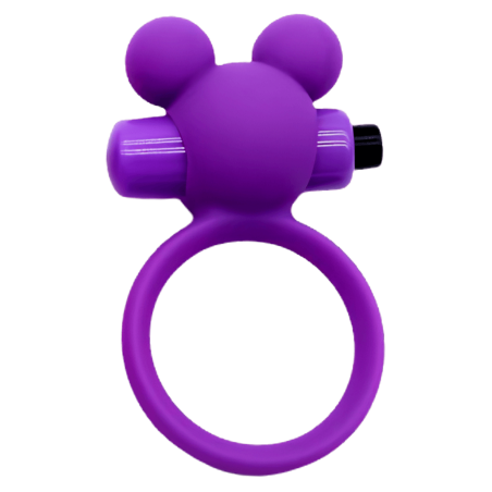 Anneau Vibrant Ourson Violet  1 dosette de lubrifiant — Pocket Pleasure