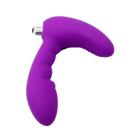 Vibromasseur anal violet stimulateur de prostate Pocket Pleasure  1 dosette lubrifiant