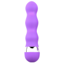 Mini Vibromasseur violet ondulés Pocket Pleasure  1 dosette de lubrifiant