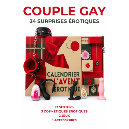 Calendrier de l’Avent érotique 24 surprises pour couple gay - 2026