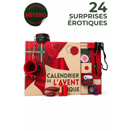 Calendrier de l’Avent érotique 24 surprises pour couple hétéro - 2026