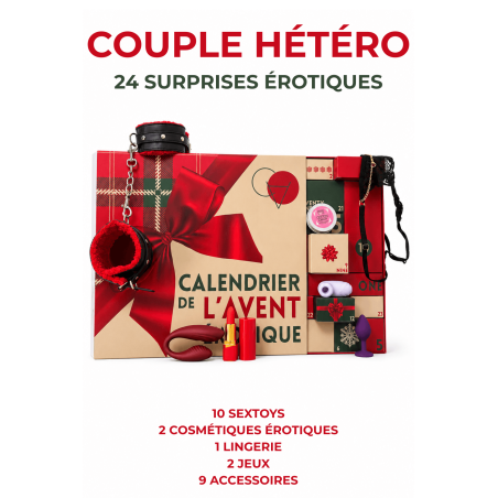 Calendrier de l’Avent érotique 24 surprises pour couple hétéro - 2026