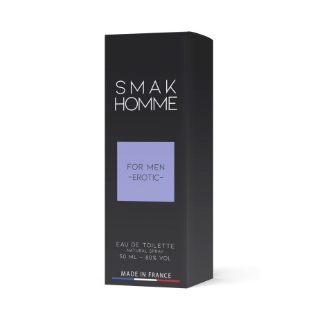 SMAK HOMME Eau de Toilette Ambrée, Boisée & Hespéridée 50 ml – RUF