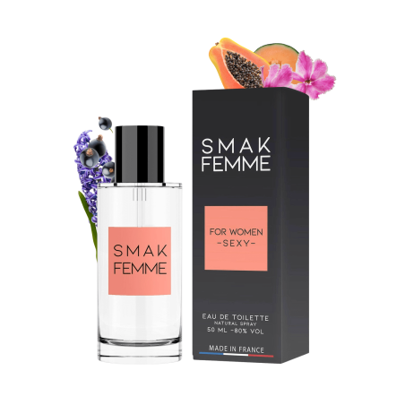 SMAK FEMME Eau de Toilette Florale, Fruitée & Ambrée 50 ml – RUF