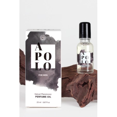 Huile parfumée aux phéromones boisé pour homme
