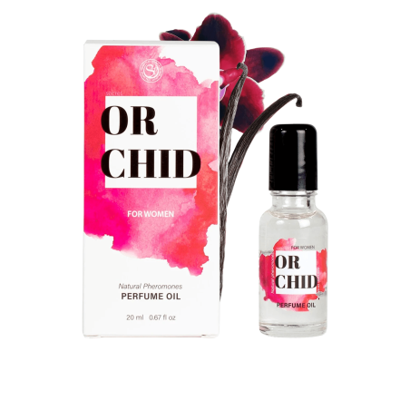Huile parfumée aux phéromones Orchidée et Vanille pour femme